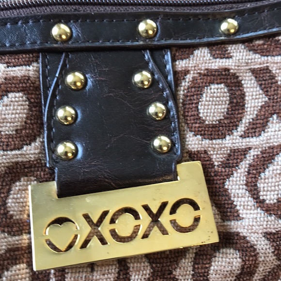 XOXO Brown Carpet Hobo Purse - Picture 3 of 4